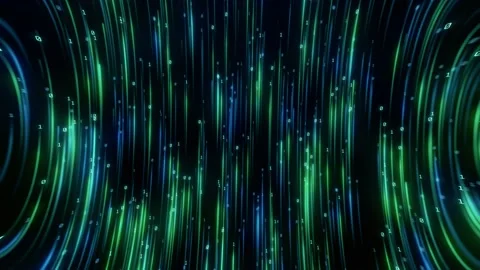 Binary code digital information technology background seamless loop Stock Footage 148516364