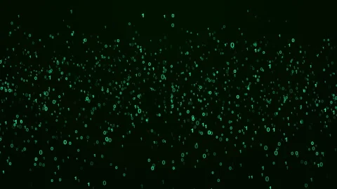 Binary Code Digital Network Connections Abstract Background Stock Footage 346742878