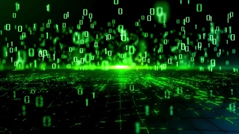 Binary code digital pattern animation. Binary Code, technology background Stock Footage 334024661