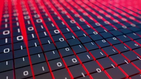 Binary code digital pattern animation. Binary Code, technology background Stock Footage 334024808