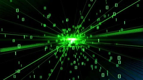 Binary code digital pattern animation. Binary Code, technology background Stock Footage 334025018