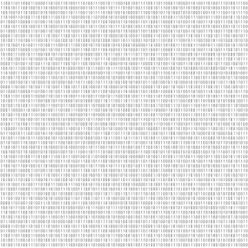 Binary code digital technology background. Computer data by 0 and 1. Algorith 스톡 일러스트