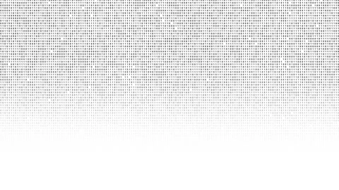 Binary code digits fading into white space, clean matrix rows, digital texture. Stock Footage 340471383