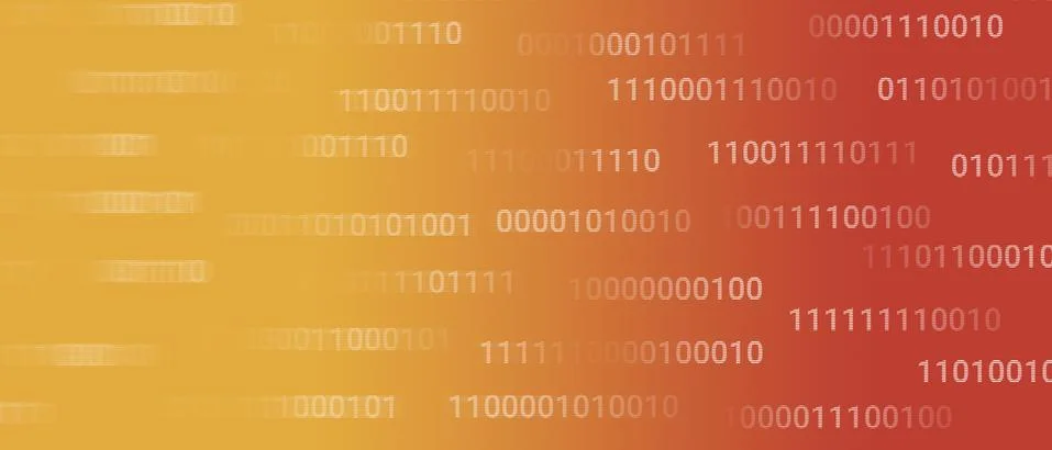 Binary code digits pattern Stock Illustration