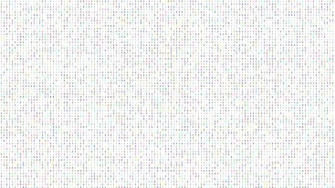 Binary code digits zero and one with seven segment font on white background.. Stock Illustration