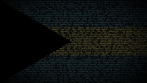 Binary code on flag Stock Footage 293697931