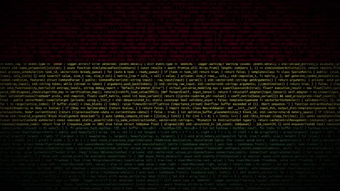 Binary code on flag Stock Footage 293697981