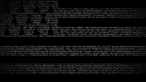 Binary code on flag Stock Footage 293698003