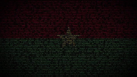Binary code on flag Stock Footage 293698017