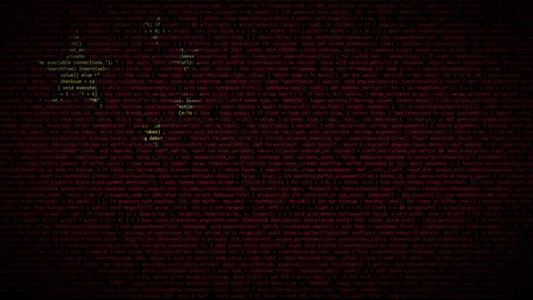 Binary code on flag Stock Footage 293698066