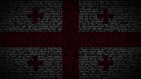 Binary code on flag Stock Footage 293698242