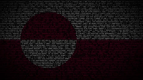 Binary code on flag Stock Footage 293698270