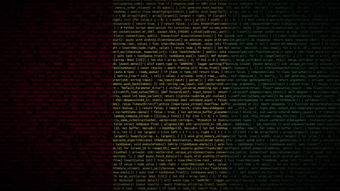 Binary code on flag Stock Footage 293698283