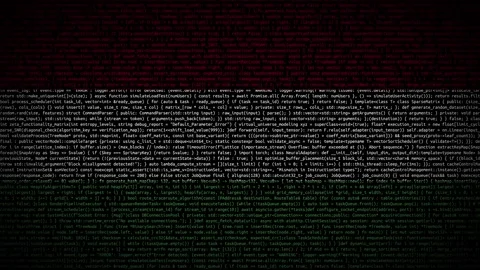 Binary code on flag Stock Footage 293698318