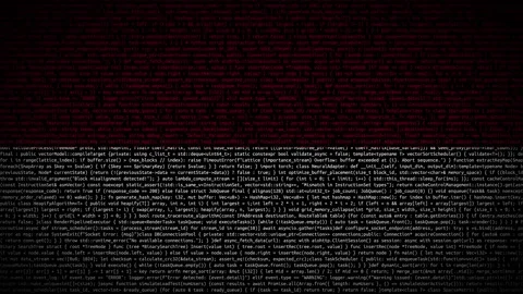 Binary code on flag Stock Footage 293698325