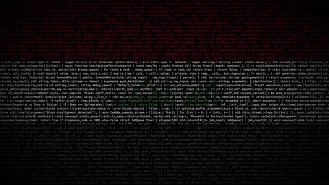 Binary code on flag Stock Footage 293698338