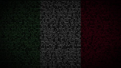 Binary code on flag Stock Footage 293698357