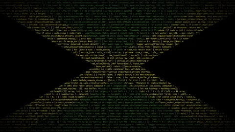 Binary code on flag Stock Footage 293698364