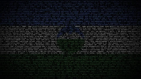 Binary code on flag Stock Footage 293698370