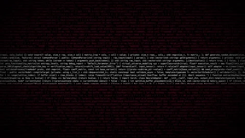 Binary code on flag Stock Footage 293698460