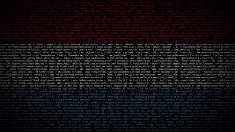 Binary code on flag Stock Footage 293698505