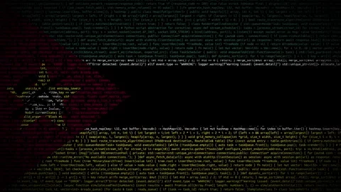 Binary code on flag Stock Footage 293698587