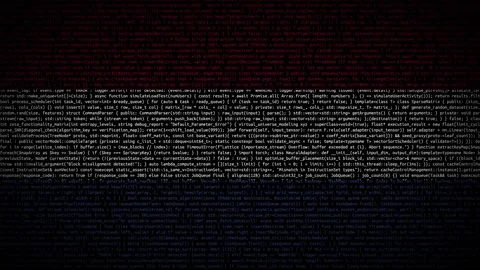 Binary code on flag Stock Footage 293698607