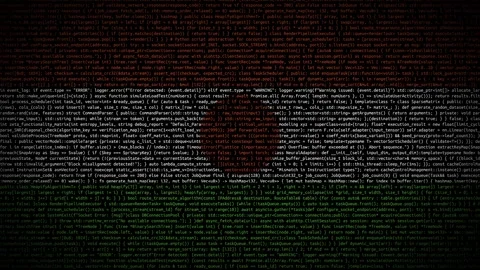 Binary code on flag Stock Footage 293698621