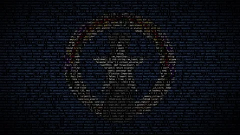 Binary code on flag Stock Footage 293698642