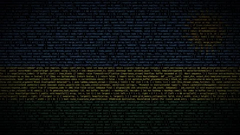 Binary code on flag Stock Footage 293698730