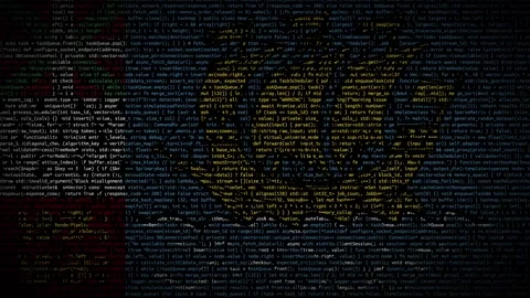 Binary code on flag Stock Footage 293698750