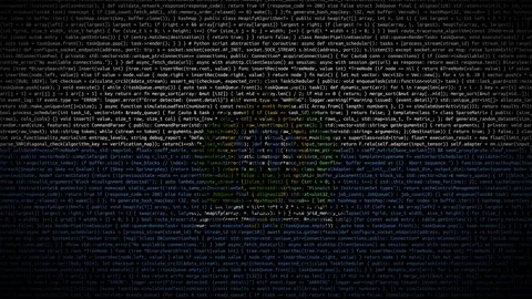 Binary code on flag Stock Footage 293698771
