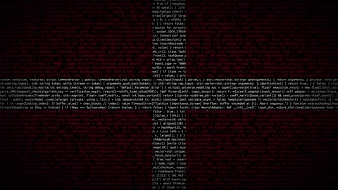 Binary code on flag Stock Footage 293698850