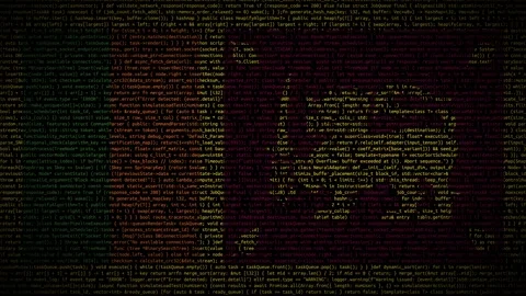 Binary code on flag Stock Footage 293698861