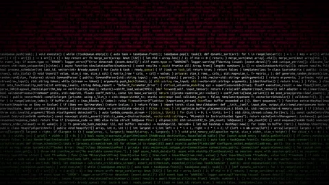 Binary code on flag Stock Footage 293698886