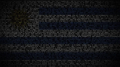 Binary code on flag Stock Footage 293698981