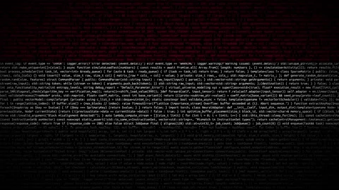 Binary code on flag Stock Footage 293699035