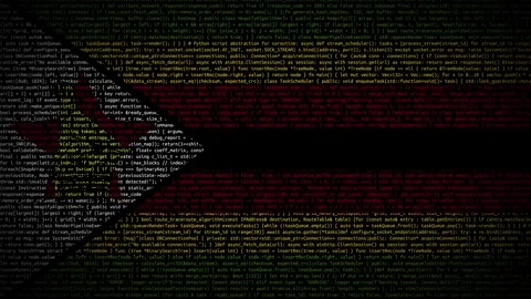 Binary code on flag Stock Footage 293699043