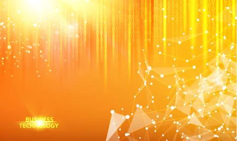 Binary code flow. Stock Illustration