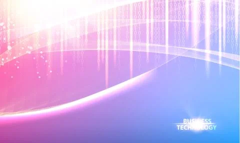 Binary code flow. Stock Illustration