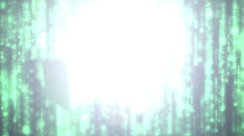 Binary code with folding media Stock After Effects