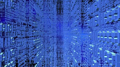 Binary Code Video stock 10817933