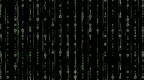 Binary Code Stock Footage 42432136