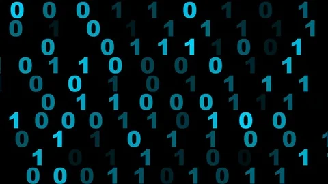 Binary Code Stock Footage 77432710
