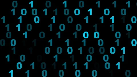 Binary Code Stock Footage 77432793