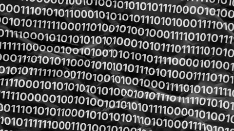 Binary code Stock Footage 345598963