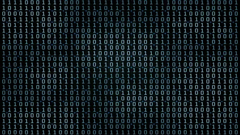 Binary code in the future digital abstract background Stock Footage 154762552