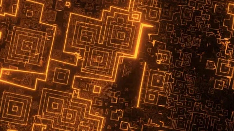 Binary Code – Futuristic Digital Data Flow Background Video stock 316788896