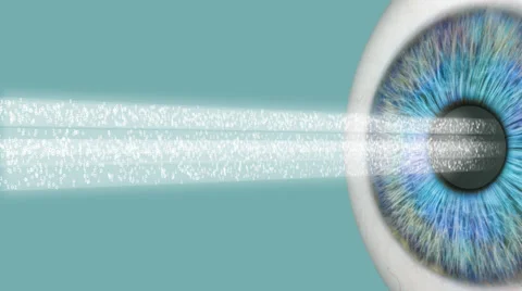 Binary code going into an eye. Video stock 25032345