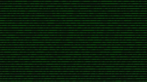 Binary code green digits move at black animation Stock Footage 172146590